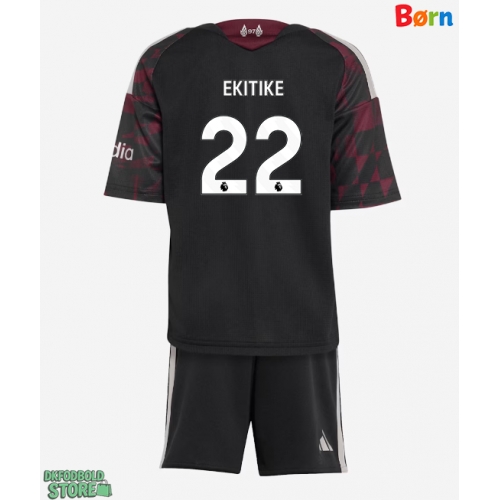 Liverpool Hugo Ekitike #22 Replika Babytøj Tredje sæt Børn 2026-27 Kortærmet (+ Korte bukser)
